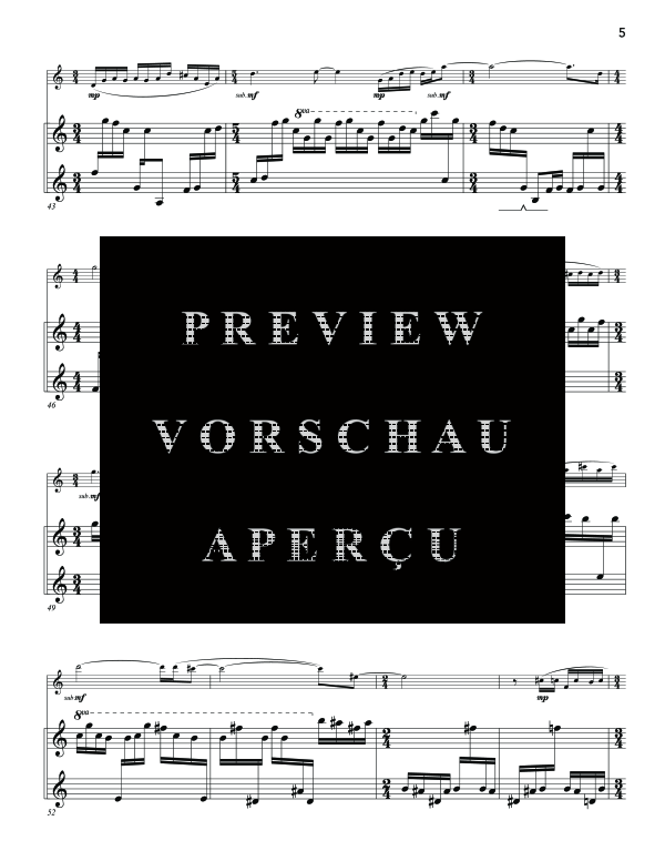 Product gallery: Page 9 of 11 Flourish, , (clarinet in Bb and piano)