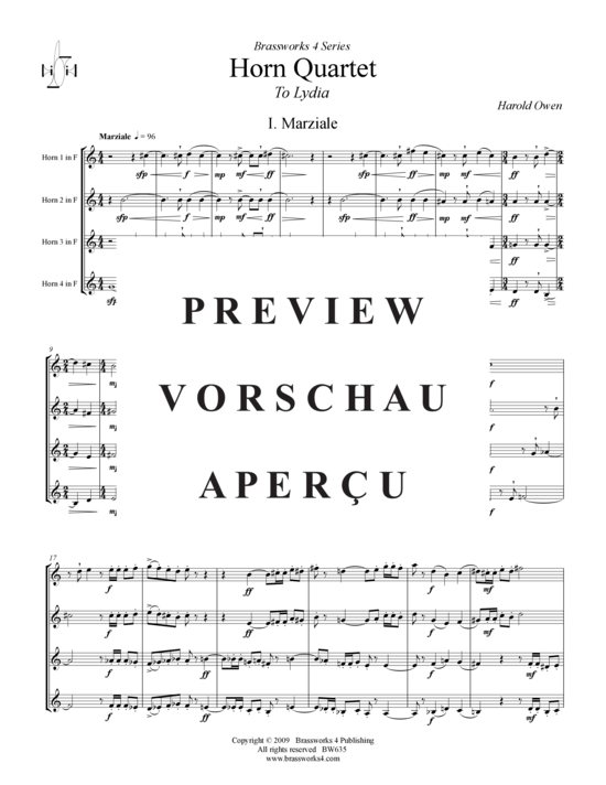 Produktgalerie: Seite 2 von 21 Horn Quartet, , 