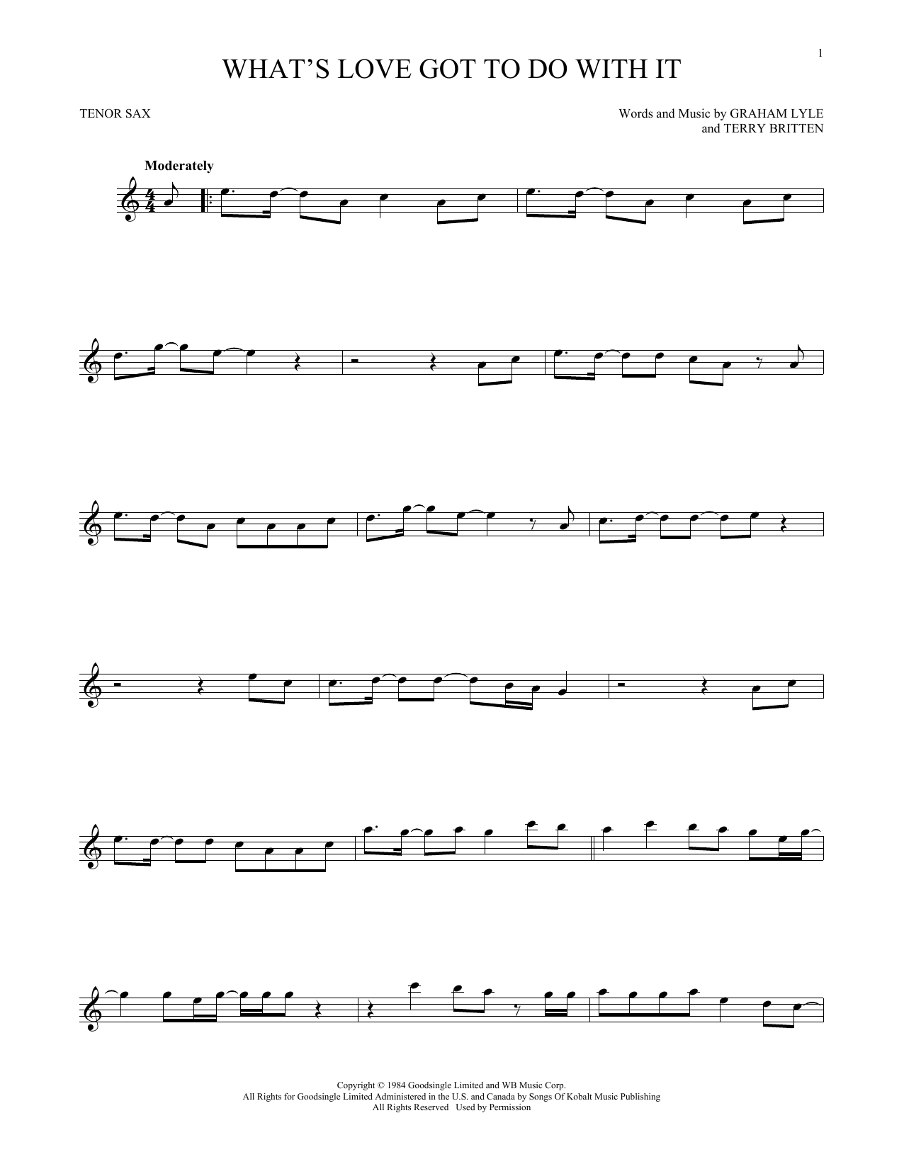 Product gallery: Page 1 of 1 What's Love Got To Do With It, Tina Turner