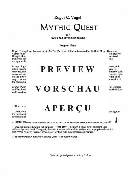 Product gallery: Page 3 of 21 Mythic Quest , , (flute and soprano saxophone)