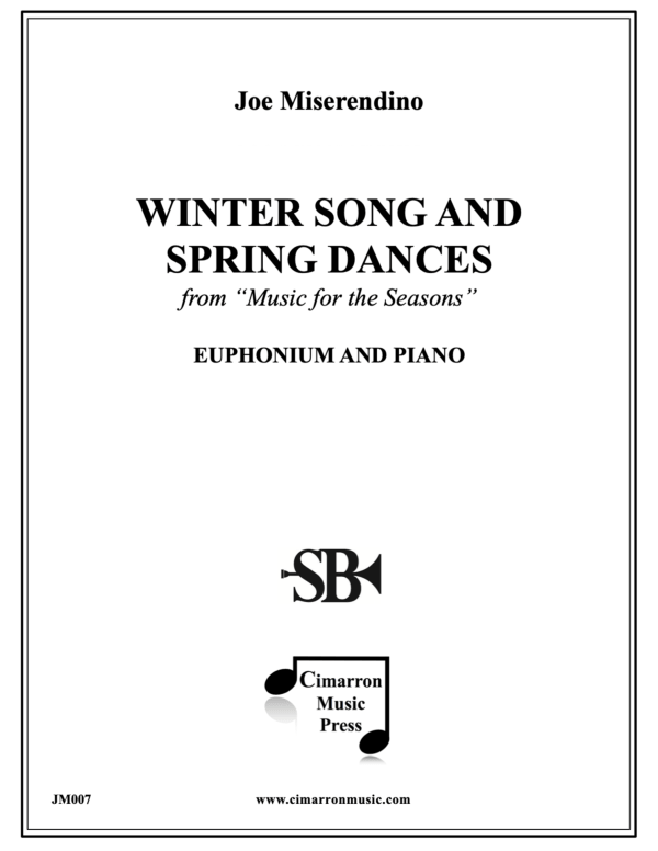 cover: Winter Song and Spring Dances, , Euphonium and Piano