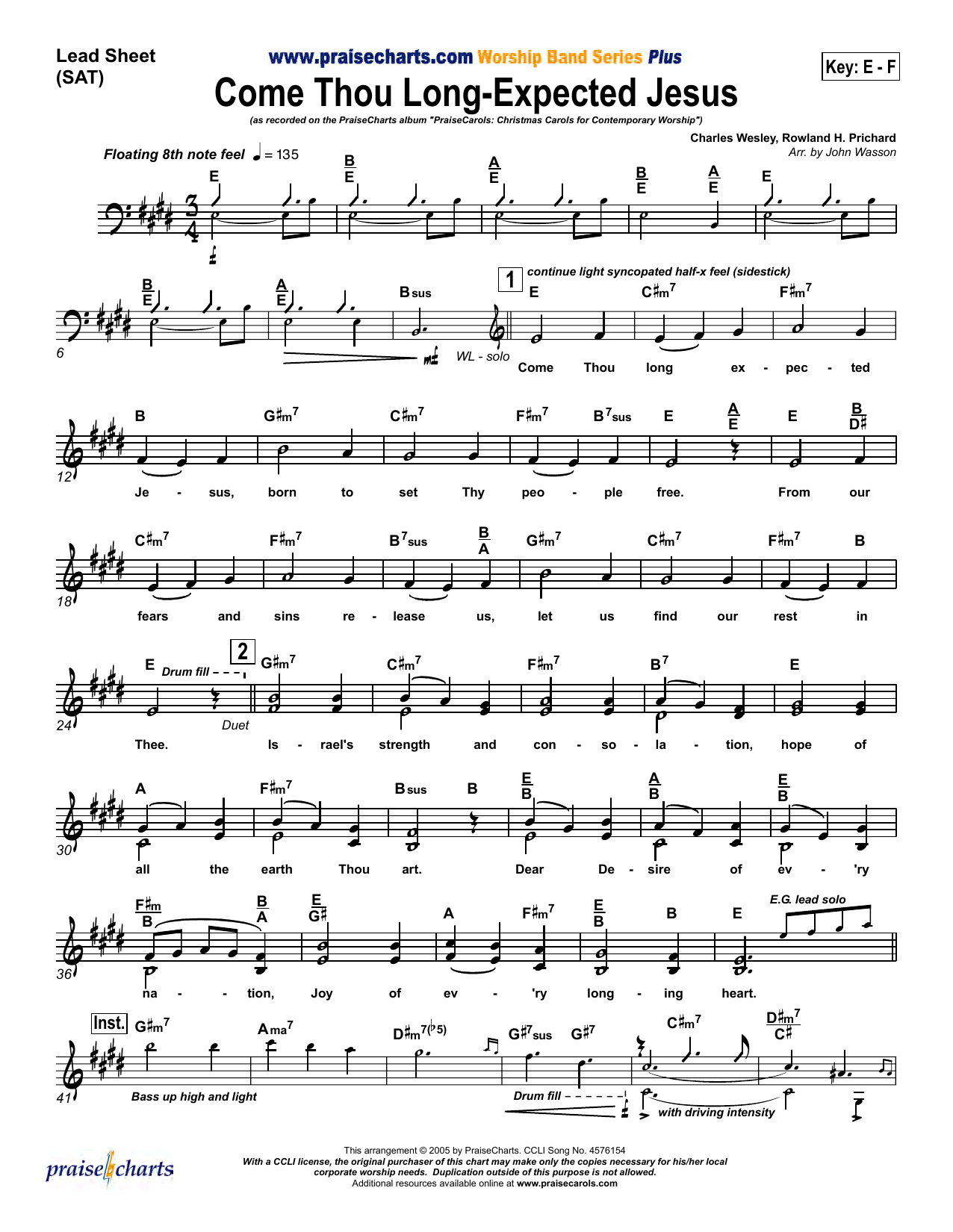 Produktbild zu: Come Thou Long Expected Jesus