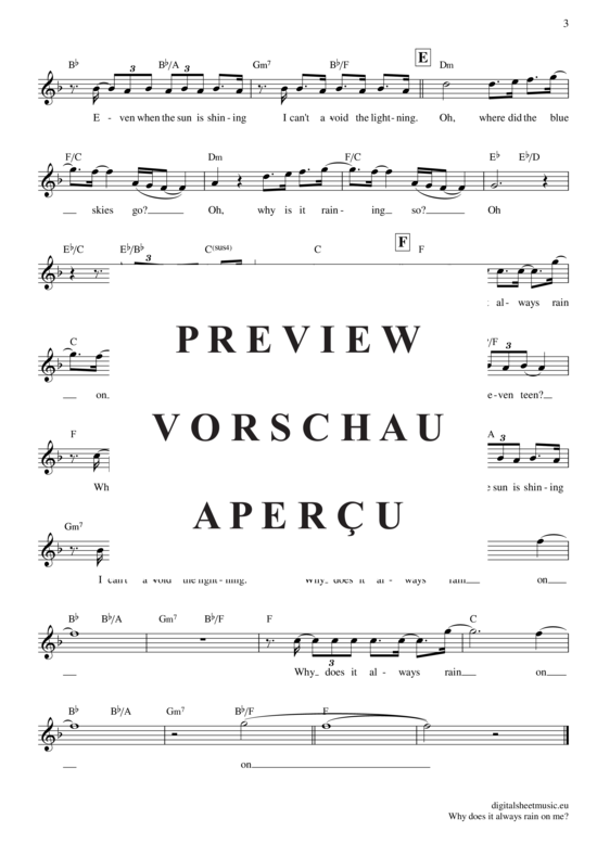 Product gallery: Page 4 of 4 Why does it always rain on me , Travis, (Keyboard)