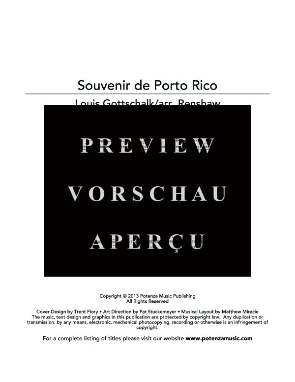 Produktgalerie: Seite 3 von 11 Souvenir de Porto Rico, , (Tuba Ensemble EEETTT)