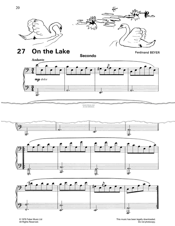 Produktgalerie: Seite 1 von 1 On The Lake, Ferdinand Beyer, Klavier