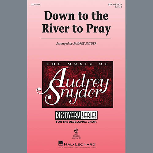 Produktbild zu: Down To The River To Pray (arr. Audrey Snyder)