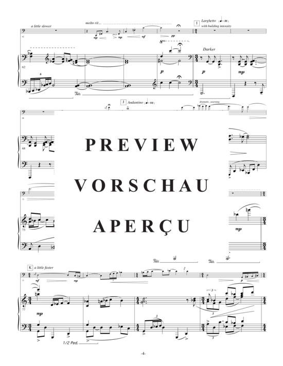 Product gallery: Page 5 of 13 Romanza de Dulcinea , , (baritone/trombone + piano)