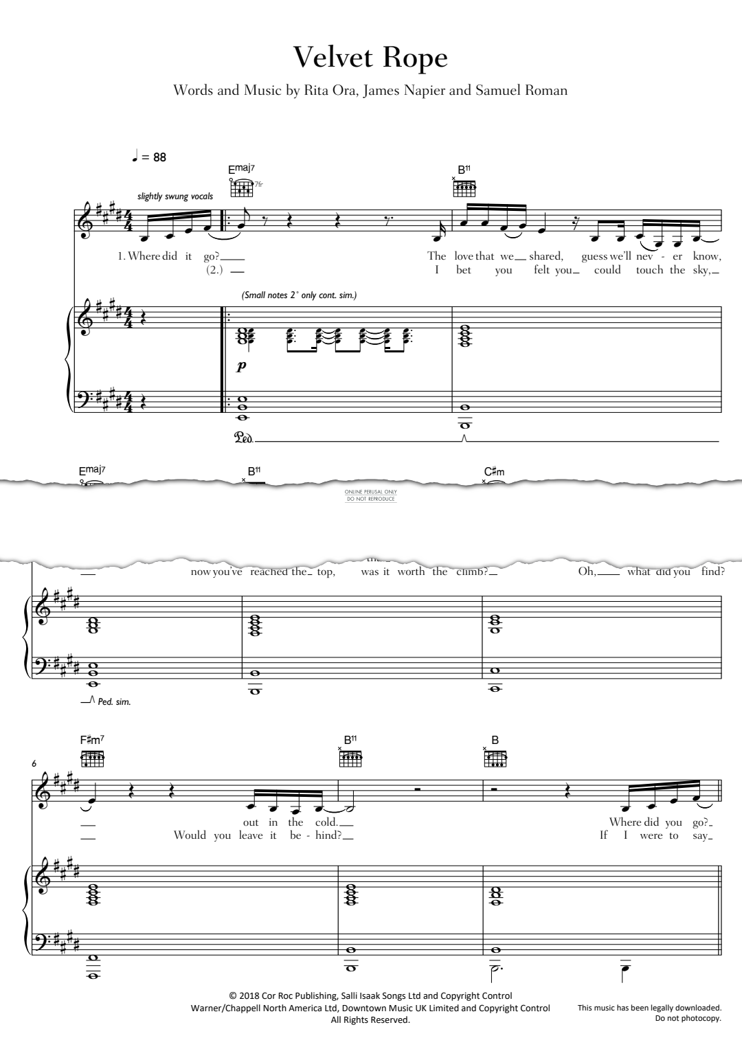 Product gallery: Page 1 of 1 Velvet Rope, Rita Ora