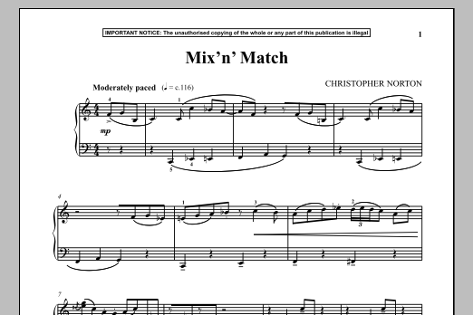 Product gallery: Page 1 of 1 Mix N Match, Christopher Norton