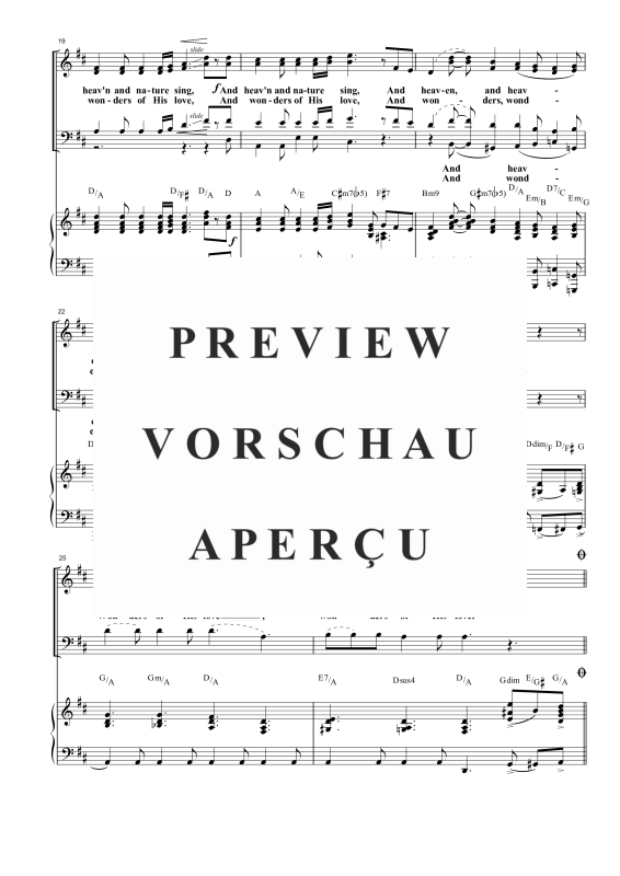 gallery: Joy To the World, , Gemischter Chor und Klavier