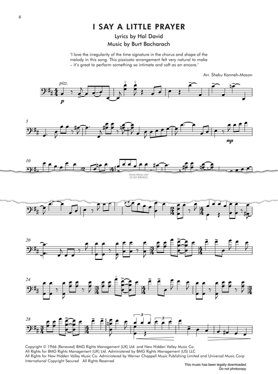 Produktgalerie: Seite 1 von 1 I Say A Little Prayer, Sheku Kanneh-Mason, Violoncello