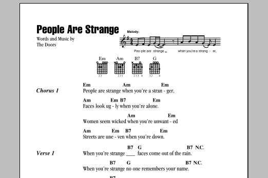 Produktbild zu: People Are Strange
