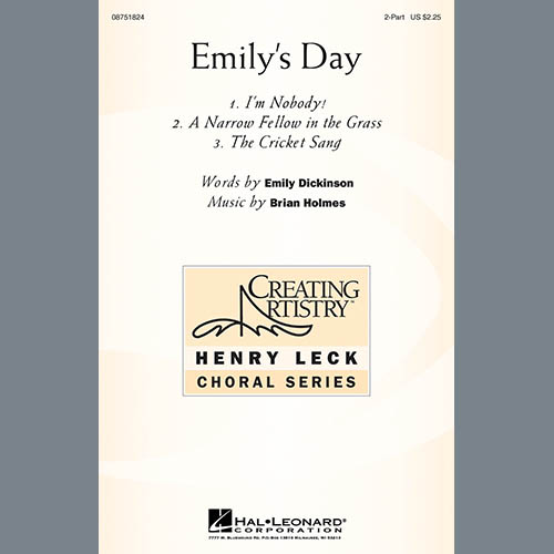 cover: Emily's Day (Choral Collection), Brian Holmes, Chor