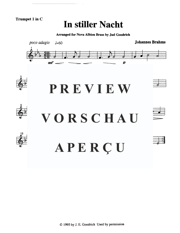 Produktgalerie: Seite 6 von 11 In stiller Nacht (In the Still Night), , Blechbläser Quintett