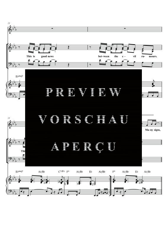 gallery: Good News, , Gemischter Chor SAM/Solo opt.und Klavier