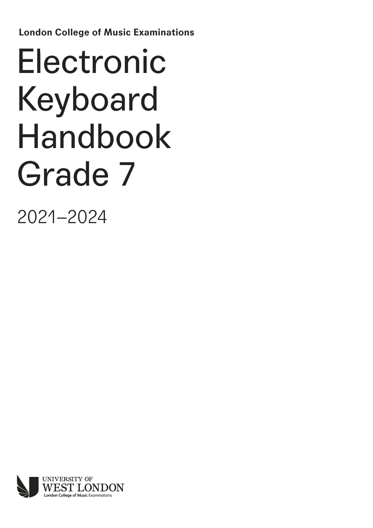Produktgalerie: Seite 1 von 1 LCME Electronic Keyboard Handbook 2021 Grade 7, LCME