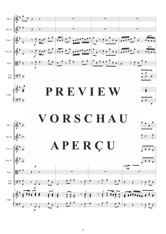 Produktgalerie: Seite 4 von 11 Concerto No.6 in G-Dur Op.9, , 2 Oboen Solo, Streicher Ensemble und Cembalo BC