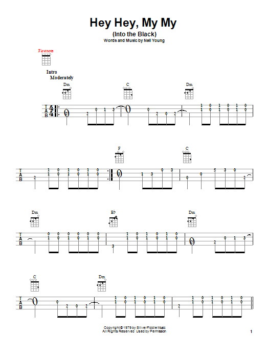 Product gallery: Page 1 of 1 Hey Hey, My My (Into The Black), Neil Young