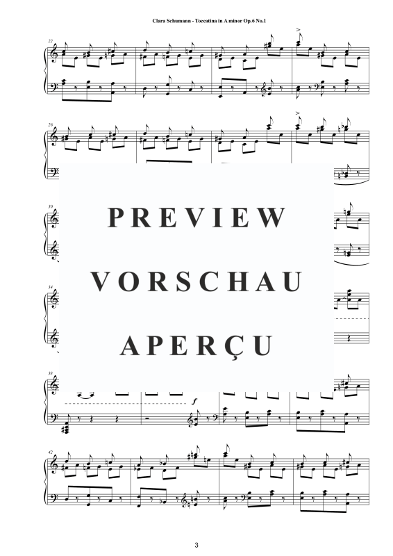 Product gallery: Page 4 of 8 Toccatina in A-Moll Op. 6 No. 1, , Solo Piano