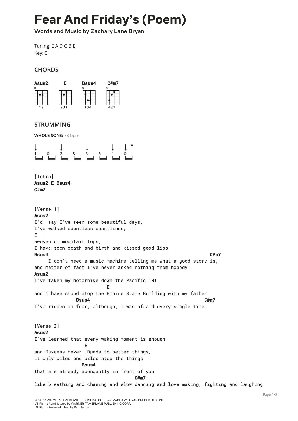 Product picture to: Fear and Friday's (Poem)