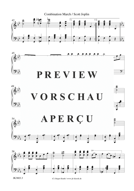 gallery: Combination March, , (Klavier Solo)
