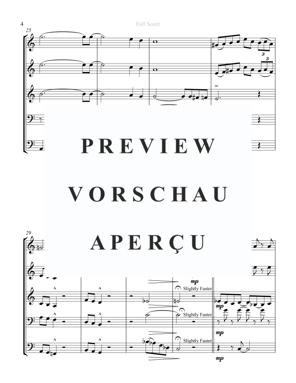 Produktgalerie: Seite 6 von 11 Sweet By and By, , Blechbläser Quintett