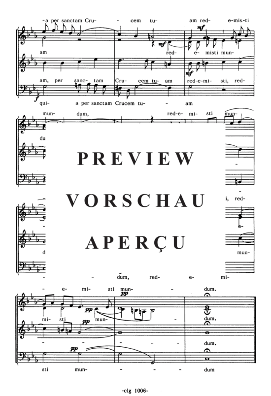 Product gallery: Page 3 of 3 Adoramus te Christe , , (mixed choir)