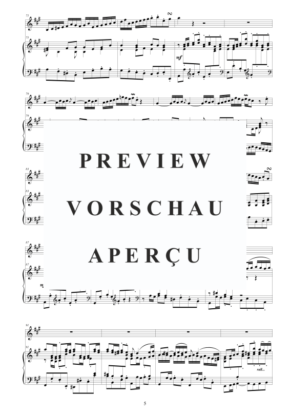 Product gallery: Page 6 of 11 Oboen Konzert in A-Dur BWV 1055, , Oboe and Piano