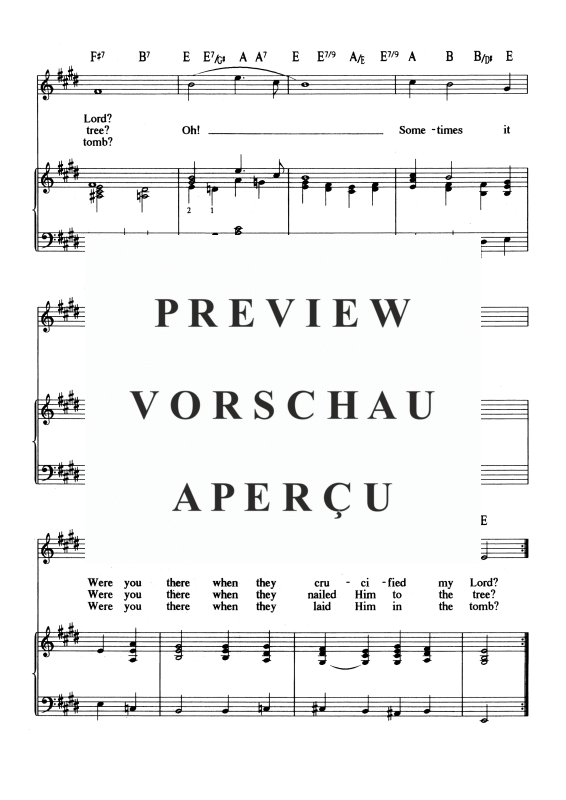 gallery: Were You There, , Voice and Piano