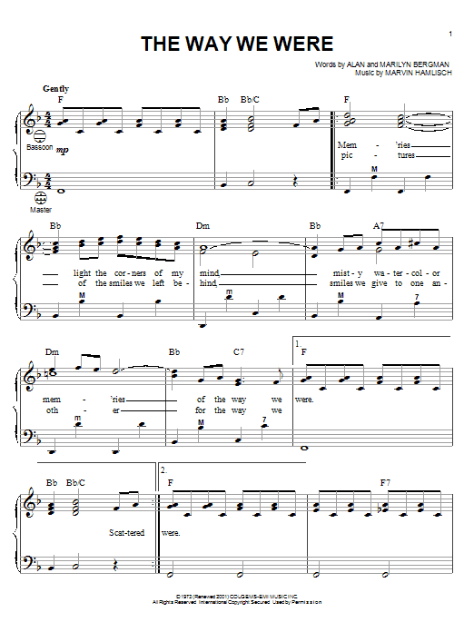 Product gallery: Page 1 of 1 The Way We Were, Barbra Streisand