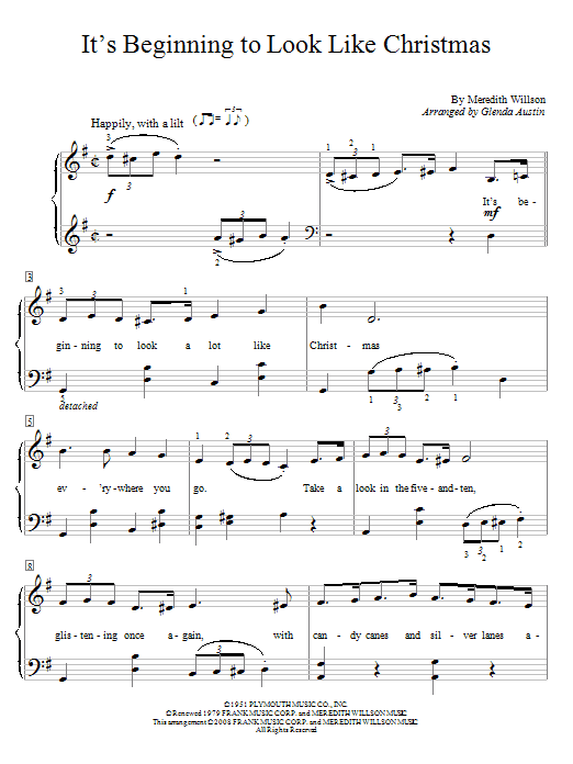 Produktbild zu: It's Beginning To Look Like Christmas