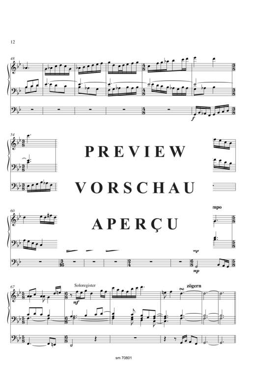 Product gallery: Page 13 of 16 Doxologie, 4 Sätze , , (Orgel Solo)