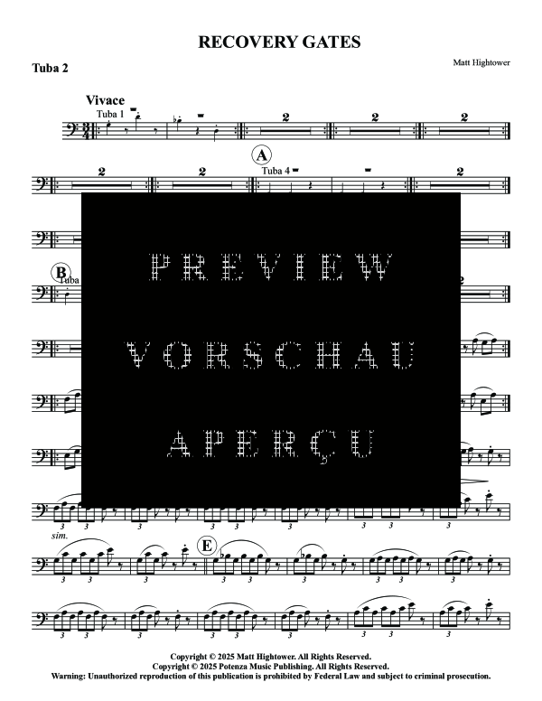 gallery: Recovery Gates, , (Tuba Quartett)