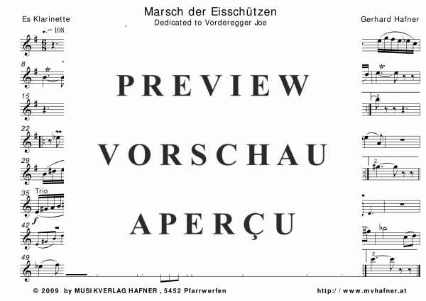 Product gallery: Page 9 of 11 Marsch der Eisschützen, , (large wind orchestra)