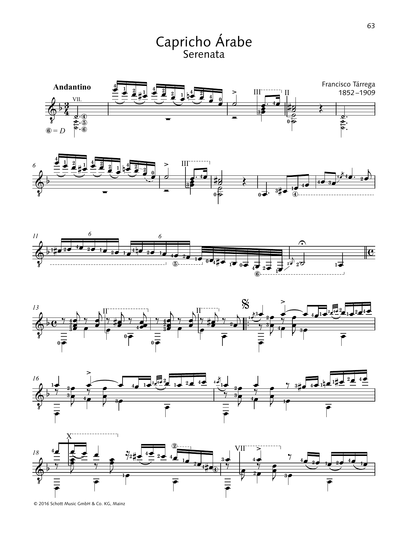 Product picture to:  Capricho Arabe - Francisco Tarrega