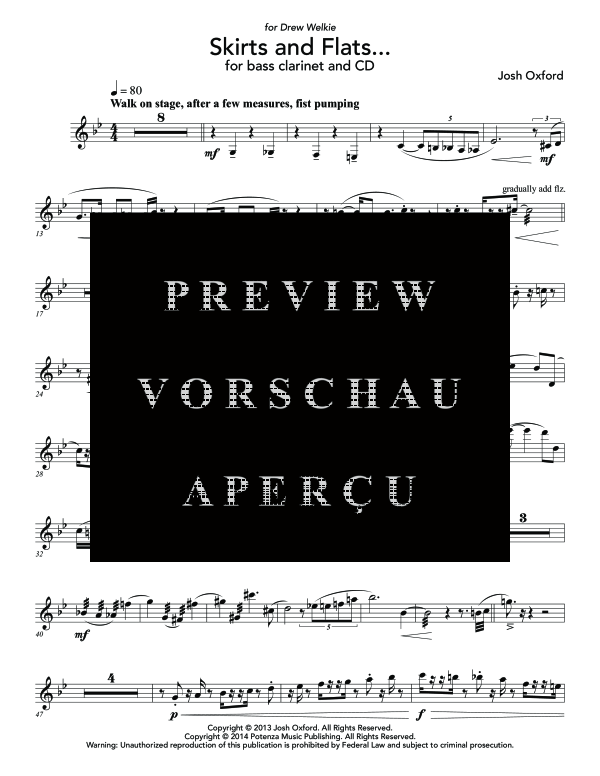 Product gallery: Page 6 of 8 Skirts and Flats..., , (bass clarinet and CD)