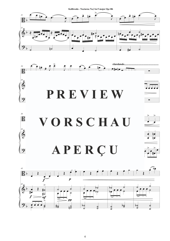 Produktgalerie: Seite 5 von 10 Nocturne Nr.3 Op.186, , Viola und Klavier