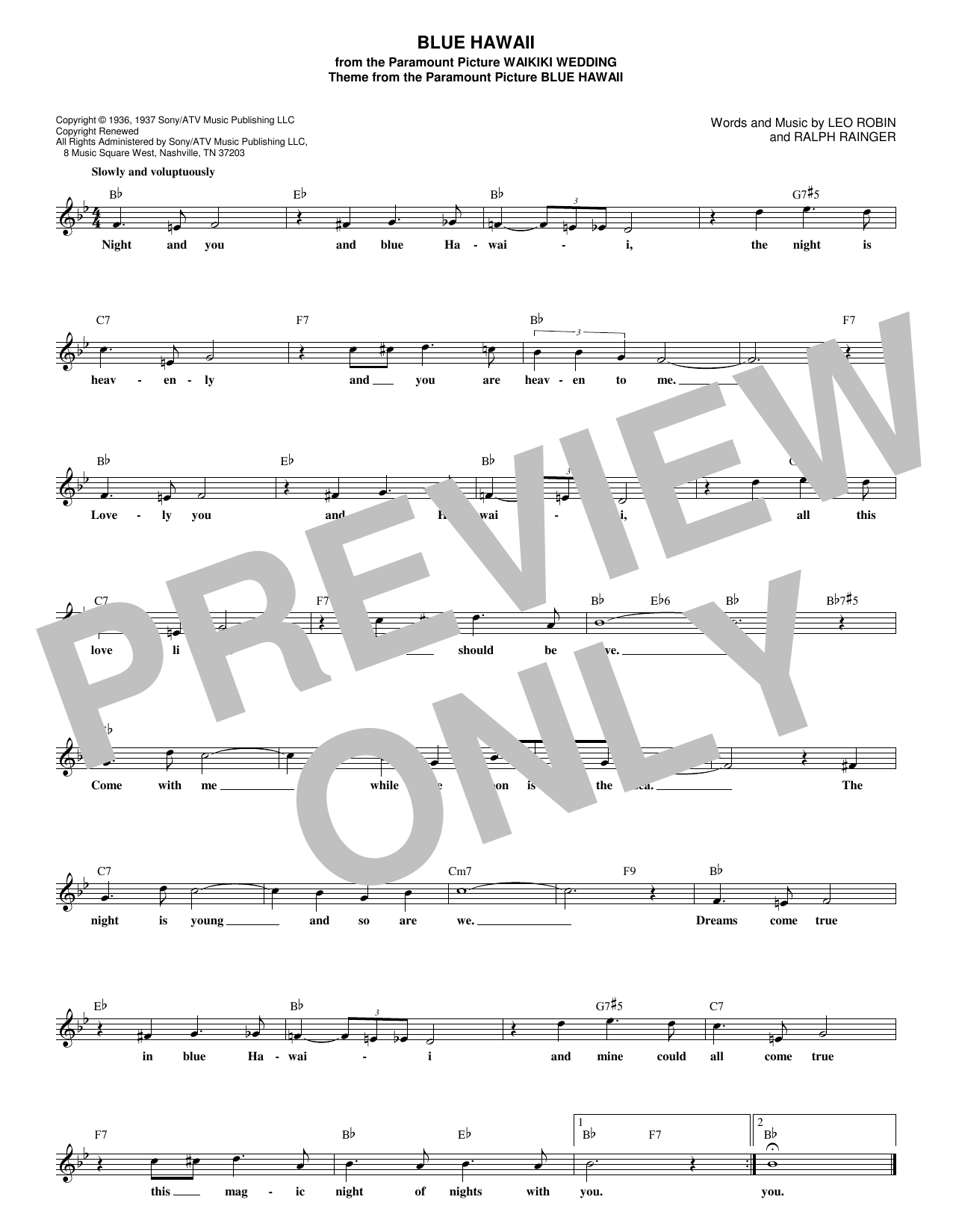 Produktgalerie: Seite 1 von 1 Blue Hawaii, Elvis Presley