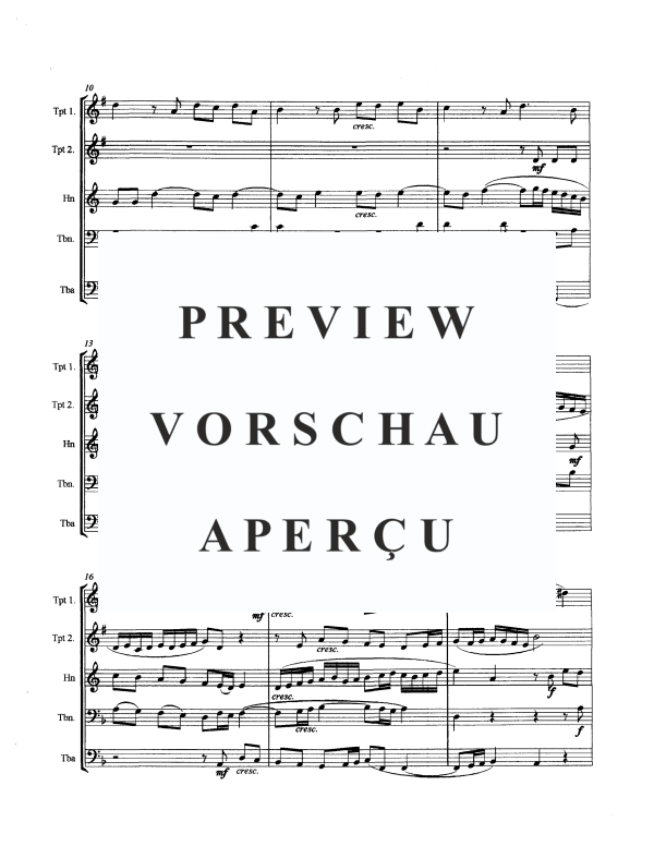 Produktgalerie: Seite 6 von 11 Jesu, Meine Freude, , Blechbläserquintett