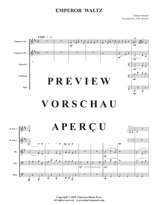 gallery: Kaiser-Walzer , , (Blechbläser Quintett)