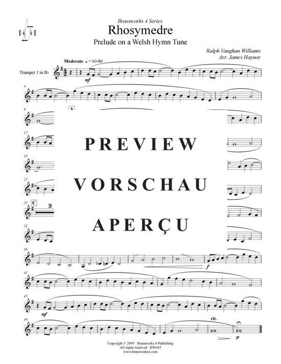 Produktgalerie: Seite 8 von 10 Rhosymedre , , (Blechbläserquintett)