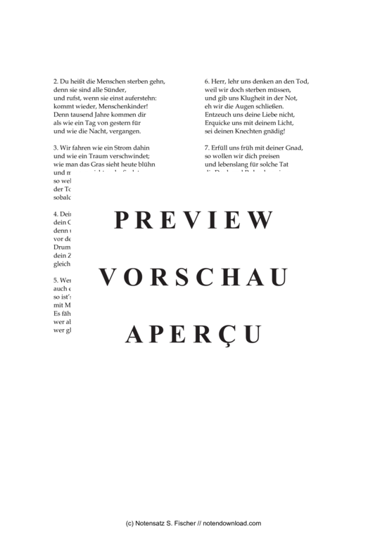 Product gallery: Page 3 of 3 Gott, unsre Zuflucht für und für , , (mixed choir)