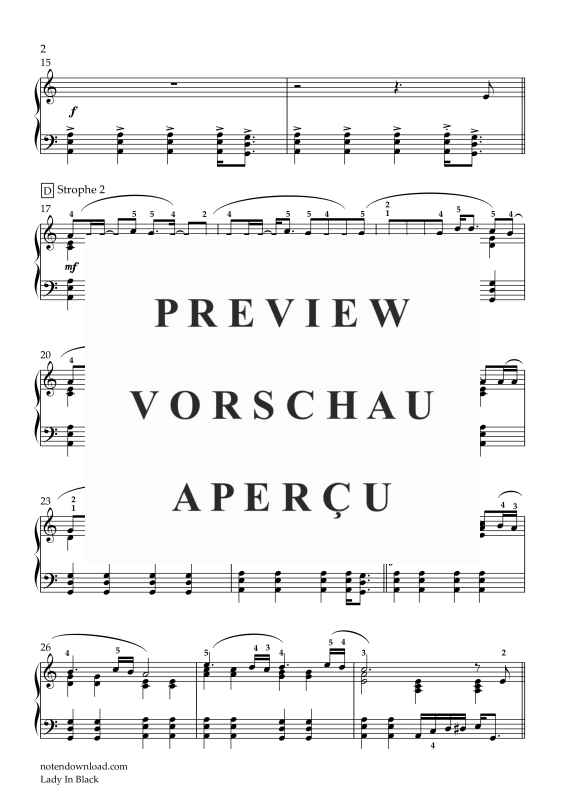 Product gallery: Page 3 of 5 Lady In Black, Uriah Heep, Piano Solo
