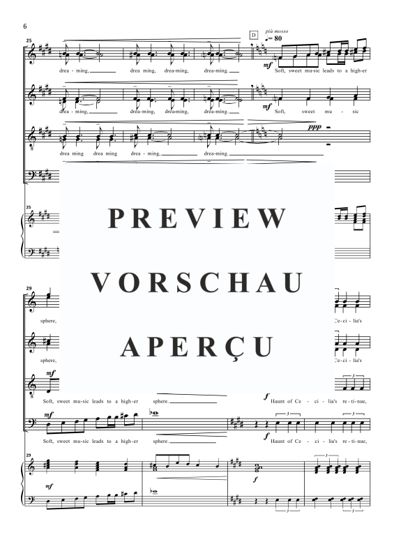Produktgalerie: Seite 7 von 11 Dreaming, , Gemischter Chor