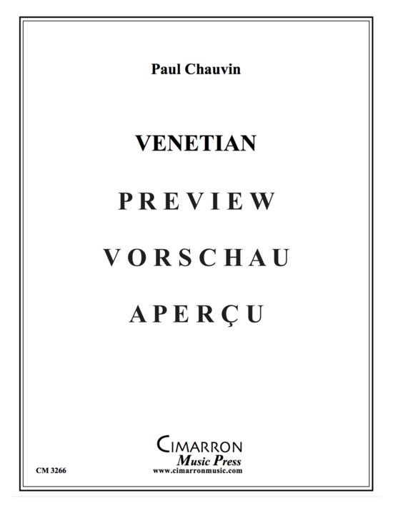 Produktgalerie: Seite 2 von 17 Venetian Venue , , (Blechbläserquintett)