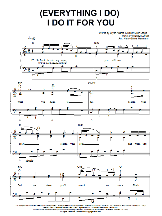Product gallery: Page 1 of 1 (Everything I Do) I Do It For You, Bryan Adams