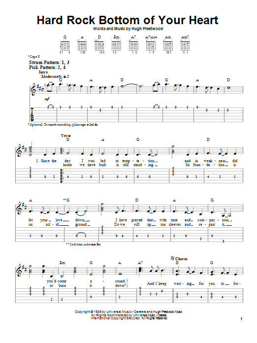 Produktbild zu: Hard Rock Bottom Of Your Heart