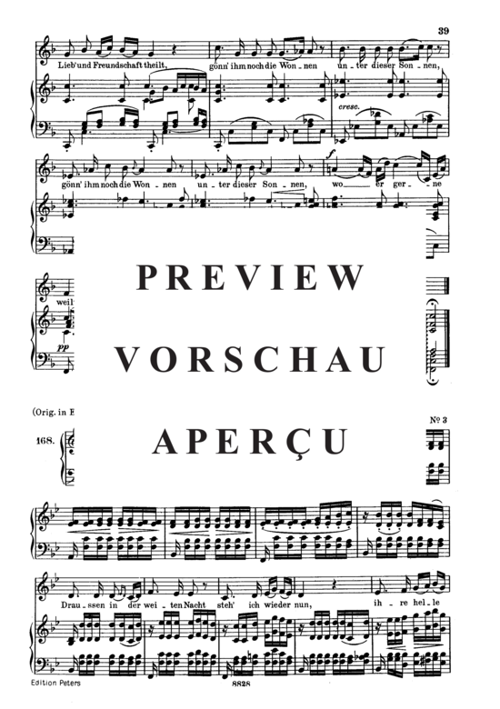 Product gallery: Page 2 of 7 Im Freien D.880, , Low Voice and Piano