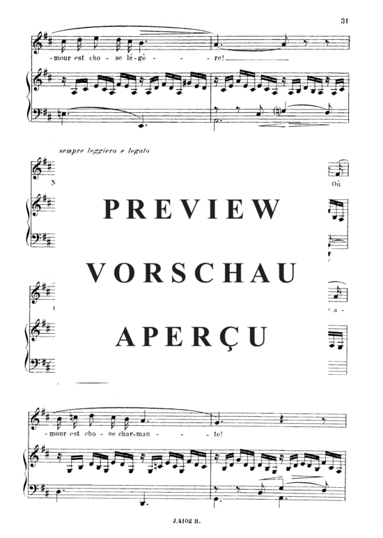 Product gallery: Page 3 of 6 Notre amour Op.23 No.2, , Medium Voice and Piano