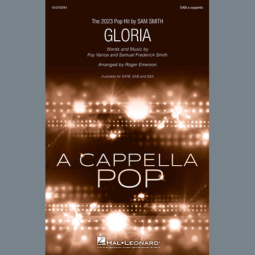 cover: Gloria (arr. Roger Emerson), Sam Smith, Chor
